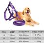HUIYOU Puppy Harness Leash Set, Heavy Duty Training Dog Vest Perfect for Large Medium Small Dogs (S, Purple) HUIYOU Puppy Harness Leash Set, Heavy Duty Training Dog Vest Perfect for Large Medium Small Dogs (S, Purple)