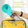 SUHINFE Portable Dog Water Bottle - Leak Proof Puppy Water Dispenser with Poop Bags and Poop Shovel for Travel, Outdoor, Hiking, 17Oz, Blue SUHINFE Portable Dog Water Bottle - Leak Proof Puppy Water Dispenser with Poop Bags and Poop Shovel for Travel, Outdoor, Hiking, 17Oz, Blue