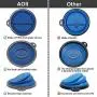 AOII Collapsible Dog Bowls for Travel 2 Pack Pet Food and Water Bowl, Portable Dog Bowl for Outdoor Walking Camping 1000mL/33oz AOII Collapsible Dog Bowls for Travel 2 Pack Pet Food and Water Bowl, Portable Dog Bowl for Outdoor Walking Camping 1000mL/33oz