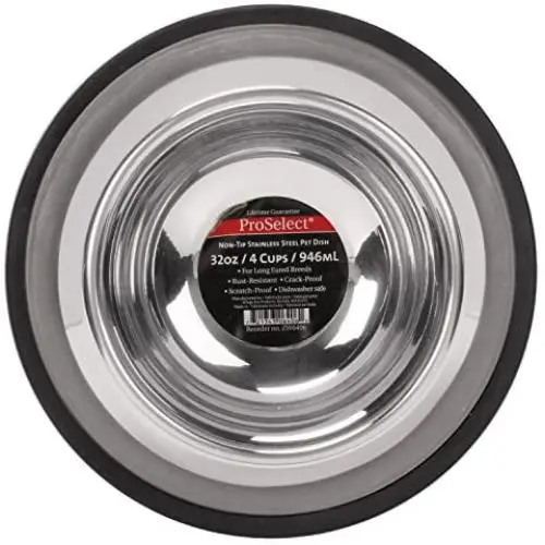 ProSelect Stainless Steel X-Super Heavy Non-Tip Bowl, 1-Quart ProSelect Stainless Steel X-Super Heavy Non-Tip Bowl, 1-Quart