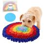 ALOYA Snuffle Mat for Dogs，Dog Snuffle Mat，Dog Puzzle Toys Rainbow for Boredom Interactive Pet Small Large Food Dispensing Feed Game Treat Indoor Machine Washable