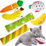 Sumind 6 Pieces Catnip Cat Toys Kitty Kick Stick Cat Kicker Toys Interactive Cat Toys for Cat Kitty Kitten