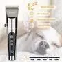 Lu&Ba Dog Hair Clippers Grooming Clippers Rechargeable Dog Trimmer Kits Cordless Pet Grooming Tool Noise Free Professional Dog Hair Trimmer with Comb Guides Scissors Nail for Dogs Cats Pet