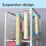 Cat Scratching Post Pillar Claw Scratcher/w Sisal Rope, Kitten’s Sisal Scratcher Tree Post for Cat’s Wire Cage Kennel Crate Home House, 2 Pcs