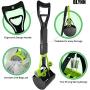BLYNN 23'' Long Handle Pet Pooper Scooper for Dogs and Cats,High Strength Material and Durable Spring,Great for Lawns, Grass, Dirt, Gravel
