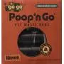 GoGo Pet Products Poop n Go Waste Bags (16 Rolls/240 Bags Per Box), Unscented, Black, Large