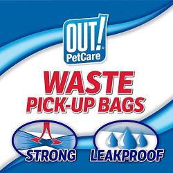 OUT! 120 Count Pet Waste Pick-up Bags for Dogs, Cat Litter Bags