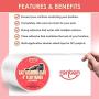 Ronton Cat Scratch Deterrent Tape - Anti Scratch Tape for Cats | 100% Transparent Clear Double Sided Training Tape | Pet & Kid Safe | Furniture, Couch, Door Protector