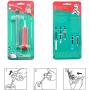 Dearjana Pet Medicine Feeder - Pet Pill Poppers Handy Durable Pet Pill Dispenser Oral Tablet Capsule or Liquid Medical Feeding Tool Kit Silicone Syringes for Cats Dogs Small Animals