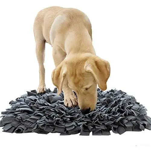 YINXUE Pet Snuffle Mat Durable Washable Dog Cat Slow Feeding Mat (22'' x 16'') Anti Slip Puzzle Blanket for Distracting Smell Training Foraging YINXUE Pet Snuffle Mat Durable Washable Dog Cat Slow Feeding Mat (22'' x 16'') Anti Slip Puzzle Blanket for Distracting Smell Training Foraging