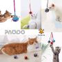 PAKESI Cat Toy Ball, 3PACK, Built-in Bells, The Wool Ball That Cats Like, The Wool Ball Tail is The Biggest Temptation for Cats.