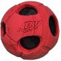 Nerf Dog Bash Rubber Wrapped Tennis Ball Dog Toy, Lightweight, Durable and Water Resistant, 3.5 Inches, for Medium/Large Breeds, Single Unit, Red