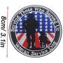 Ultrafun Removable Service Dog Patches Do Not Pet Medical Alert ESA Therapy Not All Disabilities are Visible Dog Badge Patches for Dog Vest Harness Backpack (Veteran Service Dog-2 Pack)