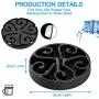 AIIYME Slow Feeder Dog Bowl Feeder Anti-Gulping Bloat Stop Maze Interactive Puzzle Non Skid Feeder, Come with Free Travel Bowl AIIYME Slow Feeder Dog Bowl Feeder Anti-Gulping Bloat Stop Maze Interactive Puzzle Non Skid Feeder, Come with Free Travel Bowl