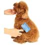 Hengzhi Pet Dog Supplies, Brush Pet Steel Comb Exfoliating Scrub, Grooming Combs for Dog/Cat, Blue