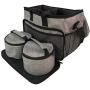 HonourHope Dog Travel Bag - Airline Approved Travel Set for Dogs, Puppy Cat Pet Tote Organizer with Multi-Function Pockets, Dog Food Container Bag and Dog Collapsible Bowl - Gray