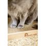 Pawmosa Cat Scratcher, Vertical Cardboard Cats Scratching Post, Lounge Bed as Furniture Protector and Home Décor Include Free Catnip (Honey)