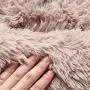Houseables Comfort & Anti-Anxiety Dog Bed, Beds for Dogs, 30” x 30” x 5”, Beige, Round, Cuddler, Plush Donut Pillow, Cats, Puppy, Snuggle, Slumber Ball, Doggy Nest, Burrow, Washable, Self-Warming