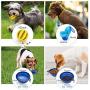 N A PuppyDoggy 2 Pack Collapsible Dog Bowl for Travel Dog Slow Feeder Bowl Water Dish Portable & Dog Toy Ball Chewing Training & Dog Poop Bag Dispenser for Dogs and Cats