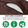 Furhaven Pet - Plush Ergonomic Orthopedic Foam Mattress Dog Bed, Round Snuggery Hooded Dog Bed, and ThermaNAP Self-Warming Quilted Cat Bed Pad for Dogs and Cats - Multiple Styles, Sizes, and Colors