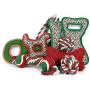 Santa Paws Christmas Dog Toys | 8 Piece Set Dog Christmas Stocking Filled with Dog Toys for All Dogs | Includes Soft Fabric Oxford Dog Toys, Rope Toys, and More (FF8884)