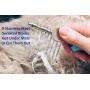 Vets Pride USA Dematting Comb for Dogs and Cats - Stainless Steel Tool for Tangles, Knots, and Matted Hair - Reversible Serrated Blades - Soft Handle and Thumb Rest - Perfect for Any Breed and Size