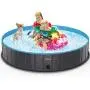 lunaoo Foldable Dog Pet Pool Portable Kiddie Pool for Kids, PVC Bathing Tub, Outdoor Swimming Pool for Large Small Dogs lunaoo Foldable Dog Pet Pool Portable Kiddie Pool for Kids, PVC Bathing Tub, Outdoor Swimming Pool for Large Small Dogs