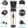 Dog Clippers Cat Shaver, Professional Hair Grooming Clippers Detachable Blades Cordless Rechargeable with Guards, Combs for Dog Cat Small Animal, Quiet Animal Horse Clippers (Gold) Dog Clippers Cat Shaver, Professional Hair Grooming Clippers Detachable Blades Cordless Rechargeable with Guards, Combs for Dog Cat Small Animal, Quiet Animal Horse Clippers (Gold)