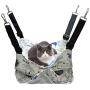 Andiker Cat Cage Hammock,Double Layer Chair Hanging Bed for Kitten,Sleeping Bag Design for Kitty and Small Animal,Durable and Soft,3 Size Andiker Cat Cage Hammock,Double Layer Chair Hanging Bed for Kitten,Sleeping Bag Design for Kitty and Small Animal,Durable and Soft,3 Size