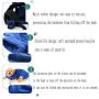 SqSYqz Dog Bathrobe, Towel Microfiber Pet Wet and Dry Towel Dog Or Cat Coat, Quick-Drying Pet Bath Towel,Blue,XL