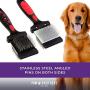 Ryans Pet Supplies Paw Brothers Two-Sided Slicker Brush for Dogs, Soft, Small