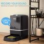 SEISSO Smart Pet Feeder with WiFi, Automatic Cat Feeder Large Capacity Dog Food Dispenser, WiFi Cellphone APP Program Feeding