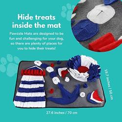 Pawzzle Mat - Sailor of The Sea - Interactive Dog Feeding Snuffle Mat for Small Medium Large Dogs, Encourage Foraging Skills, Great for Nosework & Scent Training, Relieve Stress & Boredom