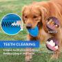 Tough Dog Toys for Aggressive Chewers Large Breed, Apasiri Squeaky Dog Toys Ball, Aggressive Chew Toys for Large Dogs, Puppy Teething Toys, Durable Indestructible Pet Toys for Medium Big Dogs Blue