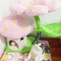 Mushroom Shape Cat Tree, Plush Cat Tower, Kitten Climbing Frame, Butterfly Flower Perch, Scratching Post, Cozy Condo, Perfect for Cat Indoor Activity