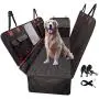 GAXCO Dog Car Seat Cover, Convertible Dog Hammock with Mesh Window for Back Seat, Waterproof Scratchproof Pet Back Seat Protector with 3 Storage Pockets, Durable Dog Seat Cover for Cars Trucks SUVs GAXCO Dog Car Seat Cover, Convertible Dog Hammock with Mesh Window for Back Seat, Waterproof Scratchproof Pet Back Seat Protector with 3 Storage Pockets, Durable Dog Seat Cover for Cars Trucks SUVs