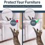 Cat Couch Protector - Furniture Protectors from Cats - 8 PCS Double Sided Clear Anti-Scratch Deterrent Pad - Cats Scratch Training Tape - Pet Repellent for Furniture, Door, Walls, Corner Protector