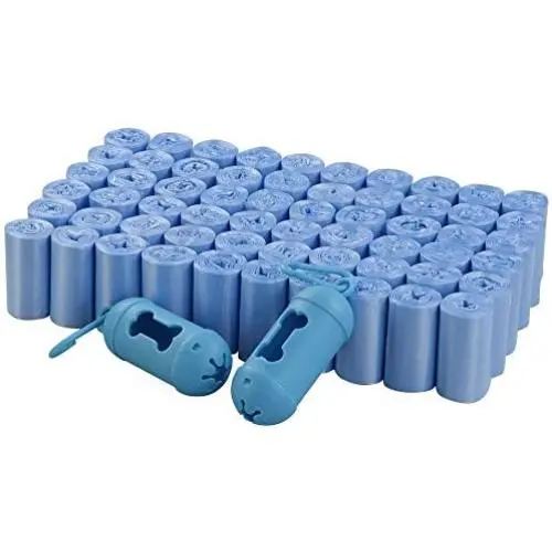 HOMMP Poop Bags-Dog Waste Bags, 60 Rolls /1200 Bags, Unscented + 2 Dispensers