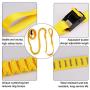 Retractable Interactive Dog Toy for Pitbull & Medium or Large Dogs Puppies, Outdoor Hanging Bungee Exercise Rope Pull & Tug of War Game, Pole Dog Rope Chew Toys