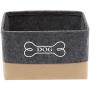 Morezi Felt Puppy Baskets, Dog Toy Box Large with Designed Metal Handle, pet Organizer - Perfect for organizing pet Toys, Blankets, leashes, Dry Food and Bone