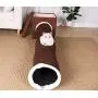 PetLike Cat Tunnels Pop-up Collapsible Crinkle Paper Pet Play Tube Toy with Peekaboo Holes Cat Interactive Toys