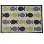 PetRageous Kool Fishies Tapestry Mat Feeder, 13 x 19/Small PetRageous Kool Fishies Tapestry Mat Feeder, 13 x 19/Small