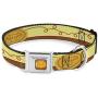 Buckle-Down Dog Collar Seatbelt Buckle Toy Story Jessie Bounding Cowboy Buckle Lasso Yellow Brown Available in Adjustable Sizes for Small Medium Large Dogs