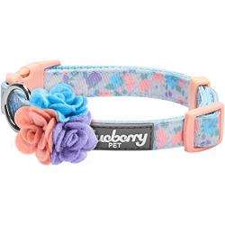 Blueberry Pet 5 Patterns Made Well Floral Dog Collars