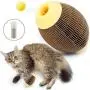 ARELLA Catnip Football Toy for Cats Catnip Refillable Scratcher Ball Kittys Faithful Playmate Reduce Obesity and Loneliness CSB06BR ARELLA Catnip Football Toy for Cats Catnip Refillable Scratcher Ball Kittys Faithful Playmate Reduce Obesity and Loneliness CSB06BR