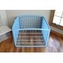 IRIS USA 24 Exercise 4-Panel Pet Playpen without Door, Blue CI-604