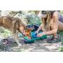 OllyDog OllyBottle and Crumple Food Bowl Combo, Travel-Friendly, Portable Dog BPA Free Water Bottle and Collapsible, Foldable, Expandable Bowl for Dog Food and Treats, for Big Hikes or Long Trips