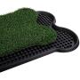 Paws Synthetic Grass Pet Potty Trainer for Dogs, 27 x 17 inches, Dark Green (79163)