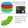 Sunglow Dog Chewing Ring, Soft Durable Rubber Ring,Dog Molar Toy, Deep Cleaning Ring for Teeth， Chewing Biting Chasing Training Pet Toy for Small and Medium Dog Puppy