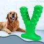 CHZHENG Bite Resistant Dog Chew Toothbrush, Dental Oral Care Y-Type Chew Toy Dog Teeth Cleaning Massager for Small Medium Dog Pets CHZHENG Bite Resistant Dog Chew Toothbrush, Dental Oral Care Y-Type Chew Toy Dog Teeth Cleaning Massager for Small Medium Dog Pets